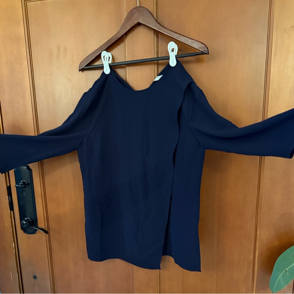 MM Lafleur Classic Navy Blouse